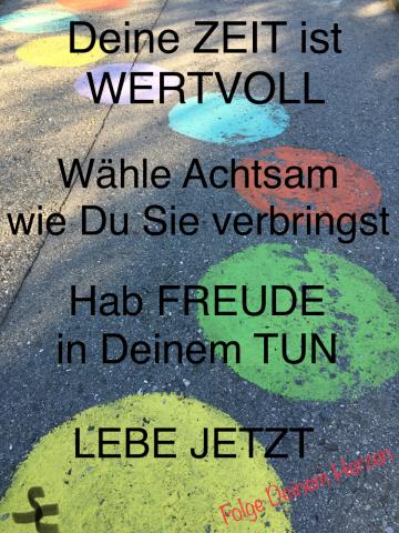 Hab Freude in Deinem Tun