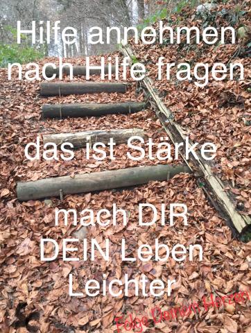 Hilfe annehmen, nach Hilfe fragen