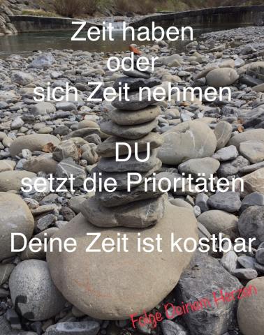 Zeit haben oder sich Zeit nehmen