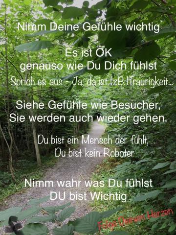 Deine Gefühle sind wichtig