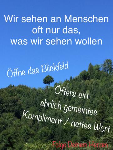Wir sehen oft nur das, was wir sehen wollen