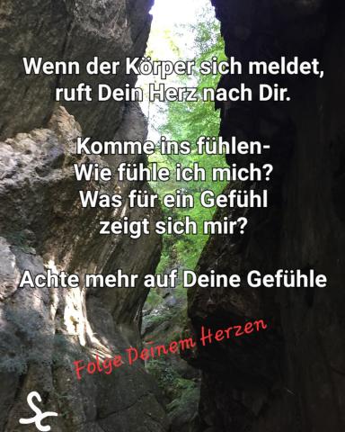 Wenn der Körper sich meldet, ruf Dein Herz nach Dir