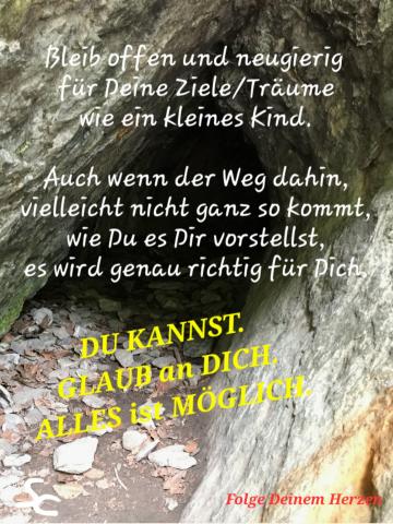 Bleib offen und neugierig