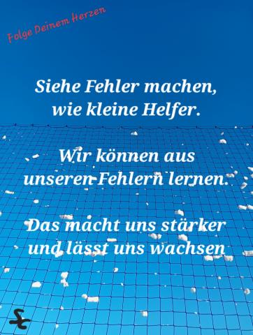Fehler sind Helfer