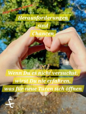 Herausforderungen sind Chancen
