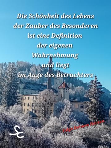 Die Schönheit des Lebens liegt im Auge des Betrachters
