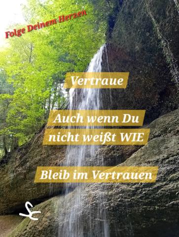 Bleib im Vertrauen